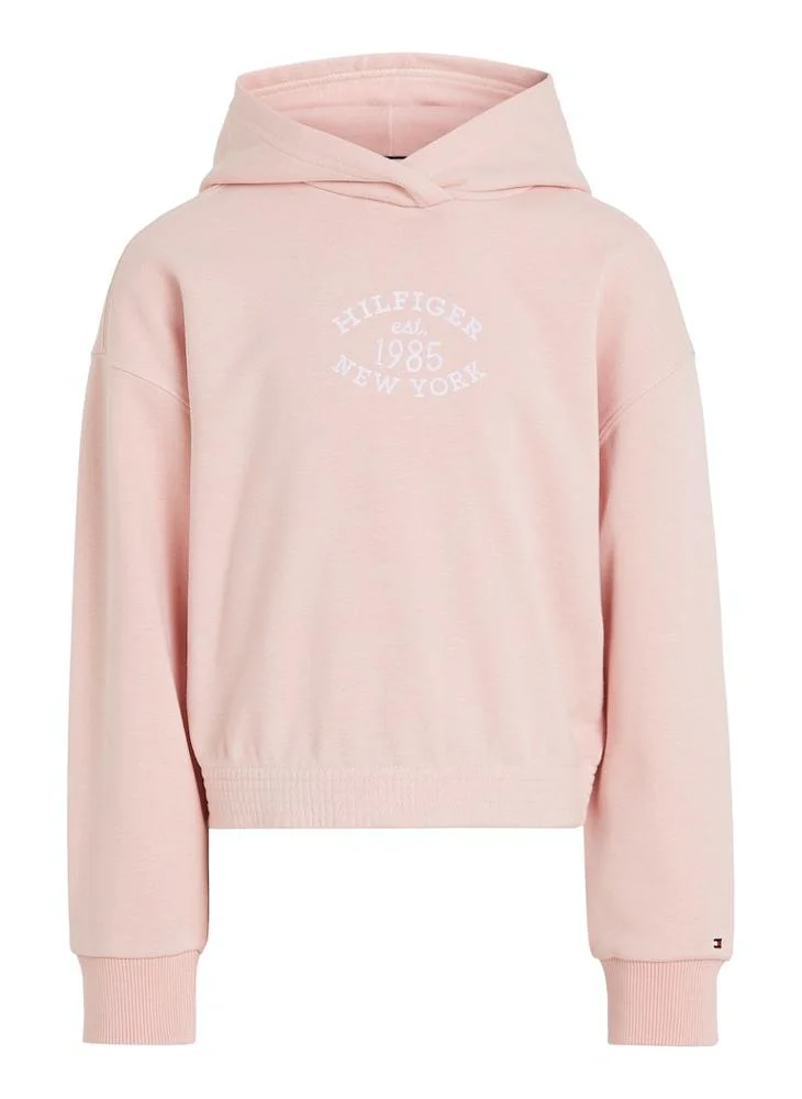 TOMMY HILFIGER MONOTYPE FLOCK HOODIE