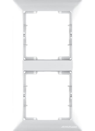 Candela White 2-Piece Vertical Frame