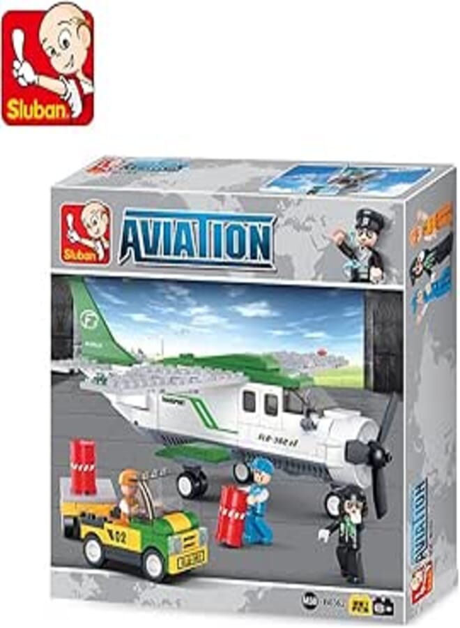 Sluban Cargo Plane Aviation Building Kit (251 Pieces)