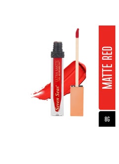 Seven Seas Seven Seas Ultra Smooth Matte Liquid Lipstick Smooth Lip Color Weightless Finish Long Lasting Matte Liquid Lipstick for Women Matte Red  - Image 2
