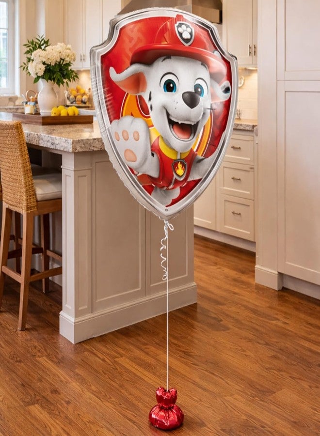 Procos - Supersized 30" Foil Balloon Marshall Paw Patrol, Balloon for Air or Helium Filling, Gift, Decoration, Party Supplies - Image 4