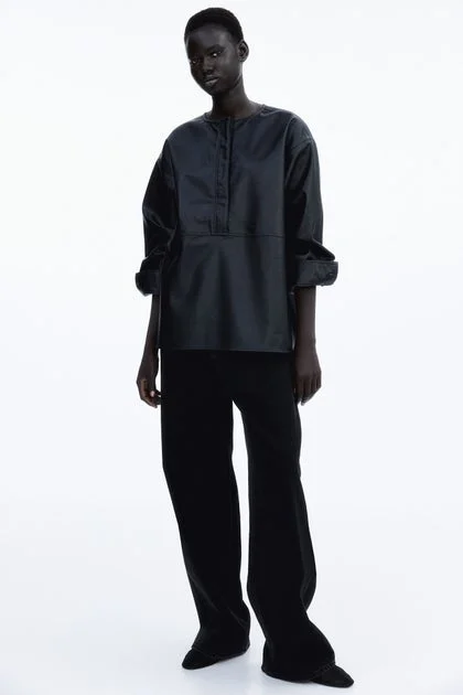 H&M Coated blouse