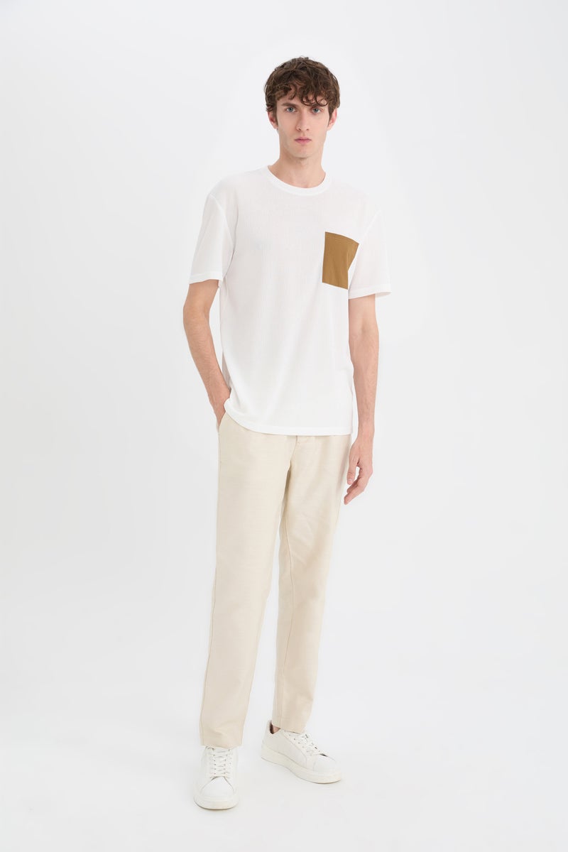 DeFacto Man Regular Fit Crew Neck T Shirt  - Image 4