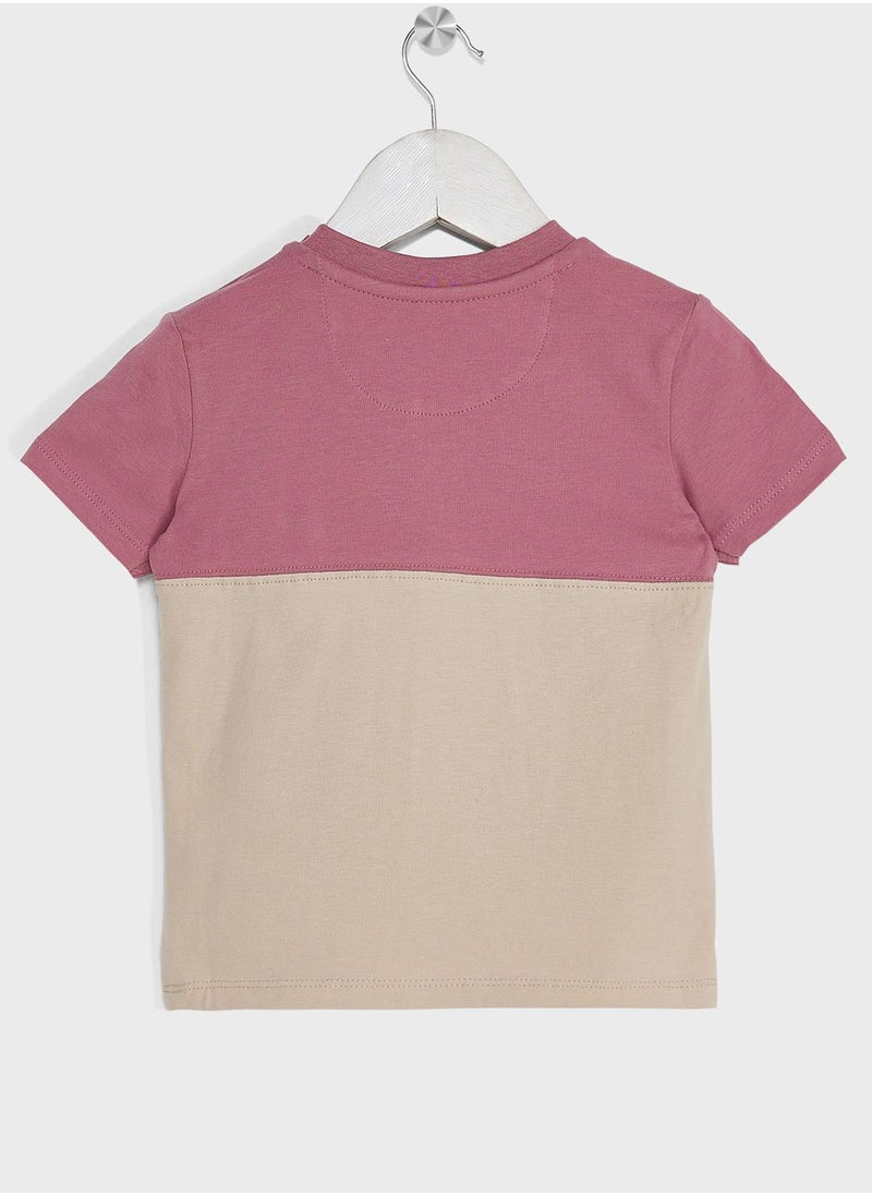 Calvin Klein Jeans - Infant Color Block Logo T-Shirt - Image 1