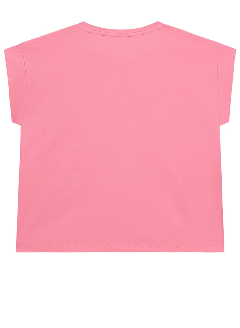 جس Kids Graphic Crew Neck T-Shirt