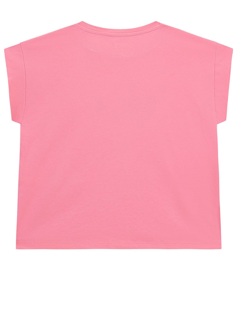 GUESS Kids Graphic Crew Neck T-Shirt - Image 2