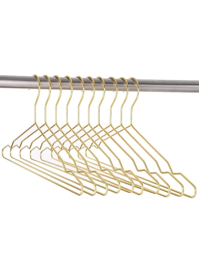 Red Dot Gift Red Dot Gift® 20-Pack Strong Metal Hangers 42cm Clothes Hangers, Coat Hanger, Standard Suit Hangers (Golden, 20)  - Image 1