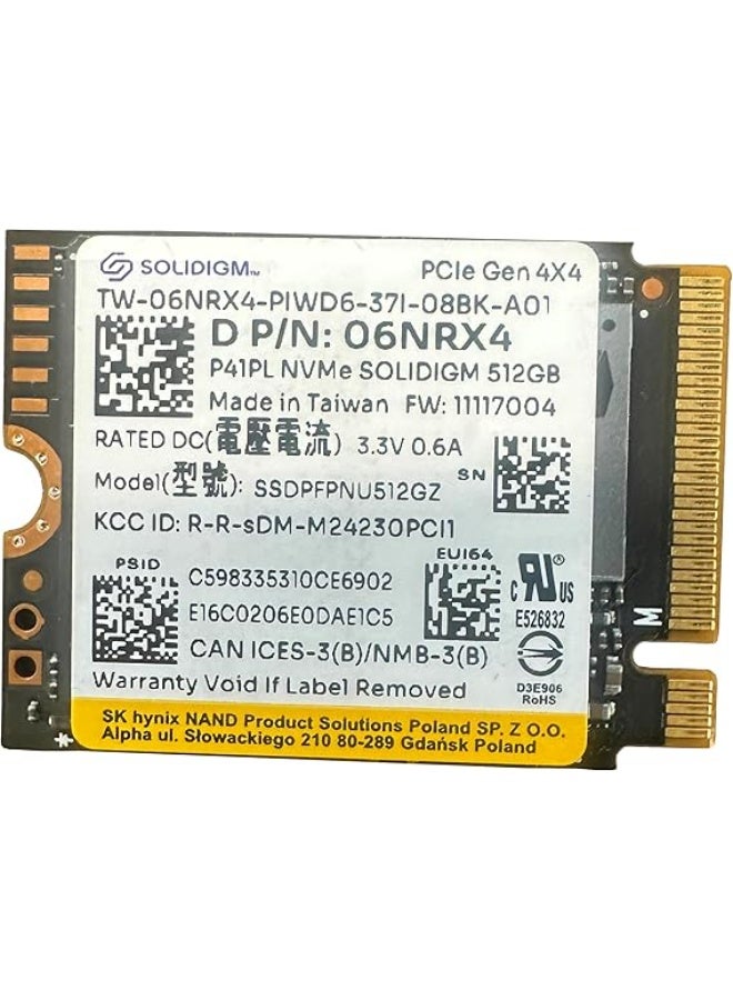 512GB M.2 2230 NVMe PCIe Gen4 x4 SSD – Internal Solid State Drive – OEM – Compatible with Laptops, Ultrabooks, Xbox, Steam Deck - Image 1