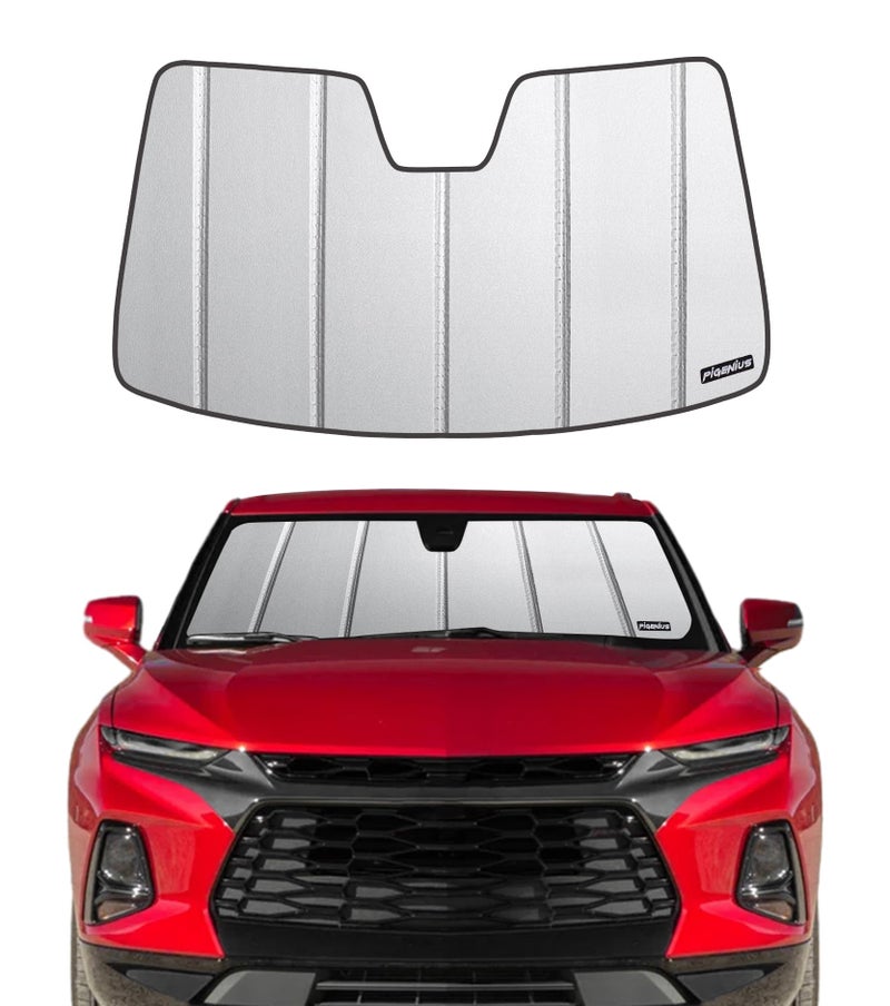 Pigenius Windshield Sun Shade for Chevrolet Blazer 20192025 Front Window Sunshade Safeguard