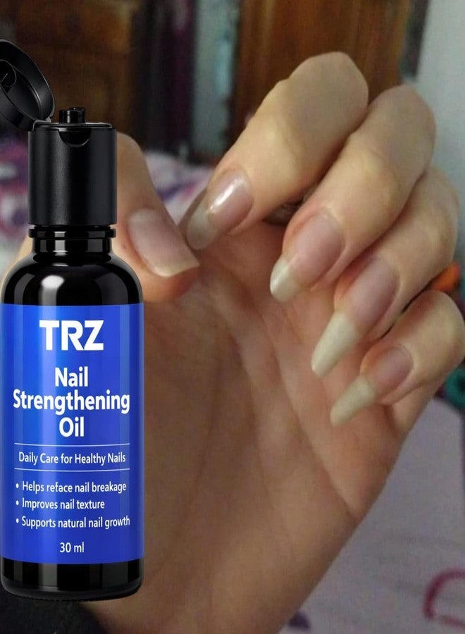 TRZ Nail Growth & Strength yellow | Nail Strong Oil for Cuticle Care, Nail Growth & Strength With Goodness of Almond Oil - Image 2