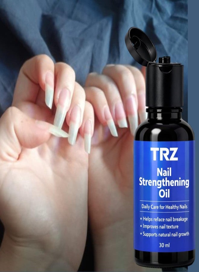 TRZ Nail Growth & Strength yellow | Nail Strong Oil for Cuticle Care, Nail Growth & Strength With Goodness of Almond Oil - Image 1