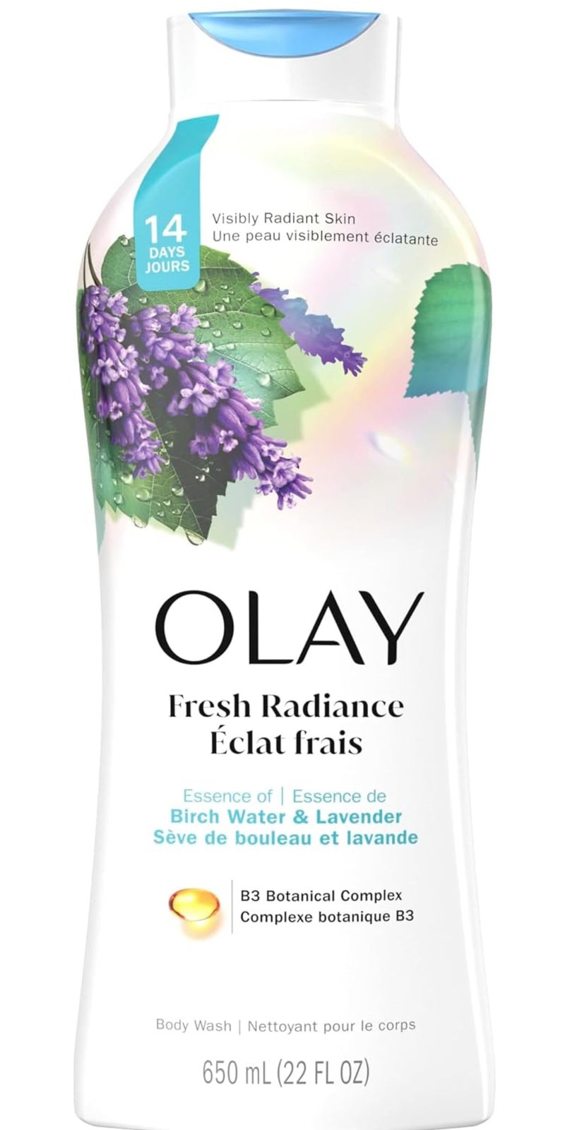 Fresh Radiance Birch Water & Lavender 650ml