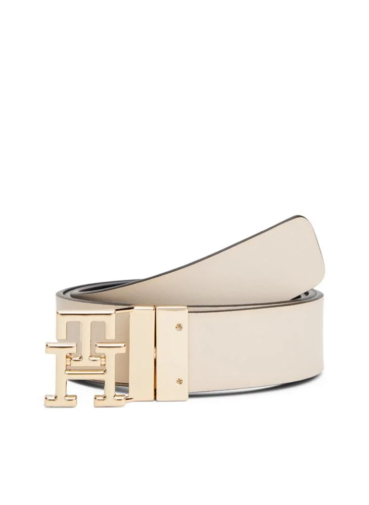 TOMMY HILFIGER Logo Detailed Non Allocated Hole Belt
