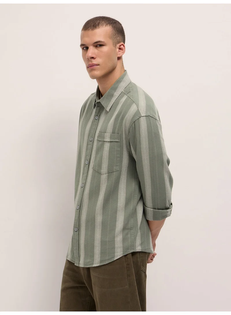 The Bear House  Men’s Trendy Shacket for All Seasons | Casual Overshirt Jacket for Men | Versatile Outerwear Layer for Office, Streetwear & Travel | Modern Smart Look for Everyday Outfits for Men | Best Price UAE