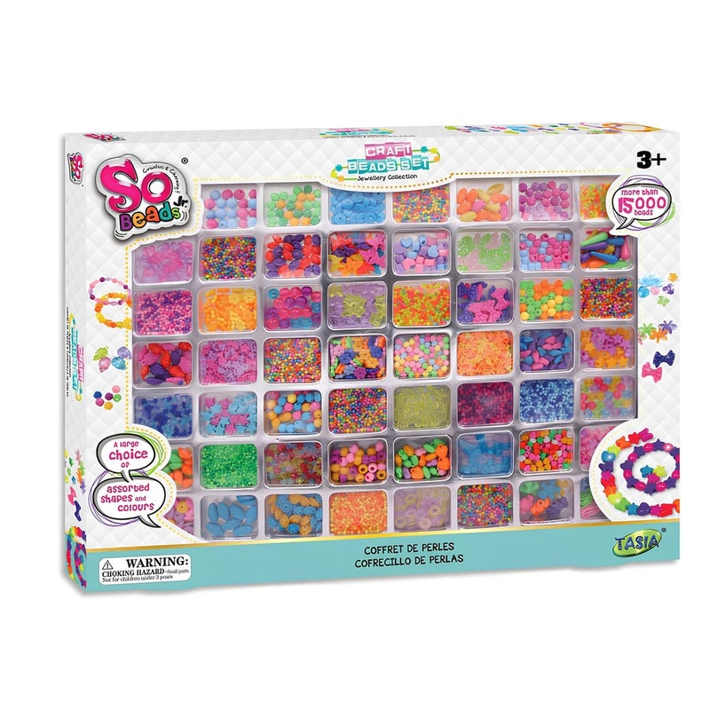 Tasia - So Beads Plus Craft Beads Set 15000 Pieces - T01010-B-A