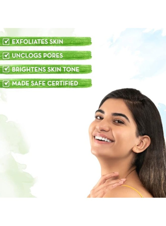 Mamaearth Rice Face Scrub For Glowing Skin, With Rice Water And Niacinamide For Glass Skin - 100 G - Image 3