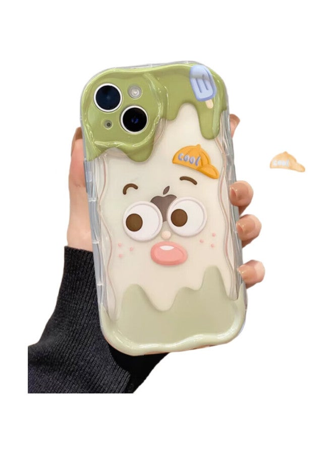 Sehan Shihan Iphone 15 Plus Case, Transparent Soft Shell With Printed Pattern, Shockproof Corners, Premium Feel, Instagram-Style Fresh Design - Image 3