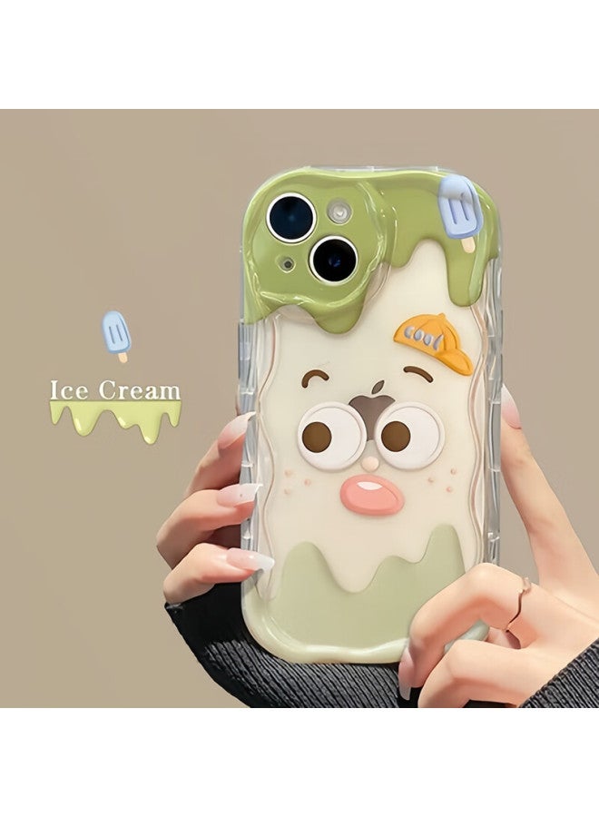 Sehan Shihan Iphone 15 Plus Case, Transparent Soft Shell With Printed Pattern, Shockproof Corners, Premium Feel, Instagram-style Fresh Design - Image 4
