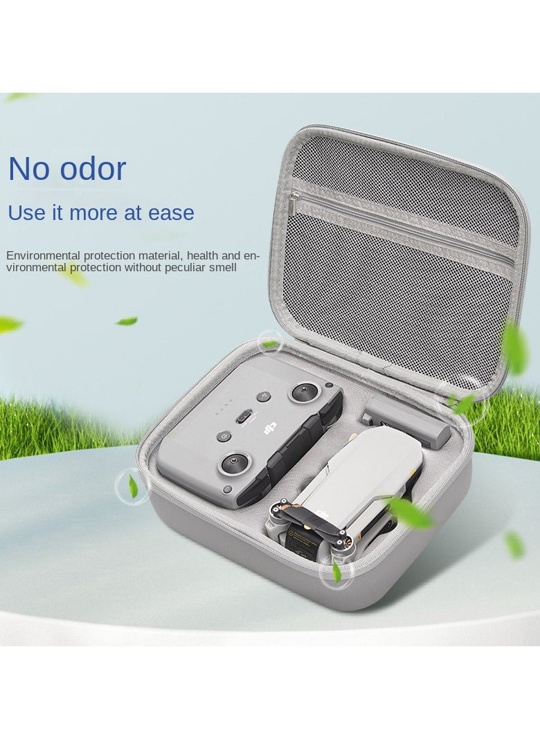 Generic Portable Camera Storage Case for DJI Mini 2/SE - Waterproof Leather Accessory Box with Soft Velvet Lining, Shockproof Hard Shell Design, Perfect Fit for Safe Protection  - Image 4