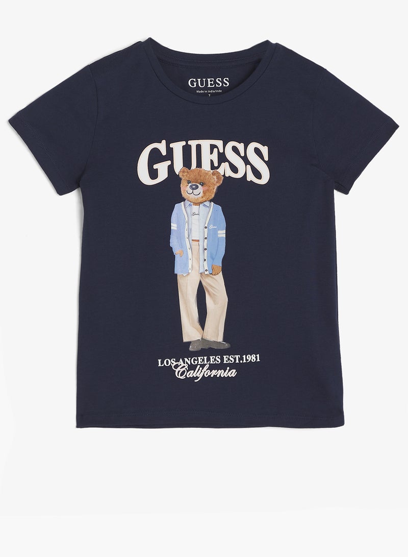 GUESS Kids Short Sleeve T-Shirt - Image 1