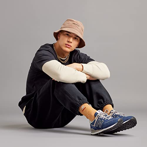 New Balance Men's 574 Core Sneaker, Navy/White, 11 - Image 2
