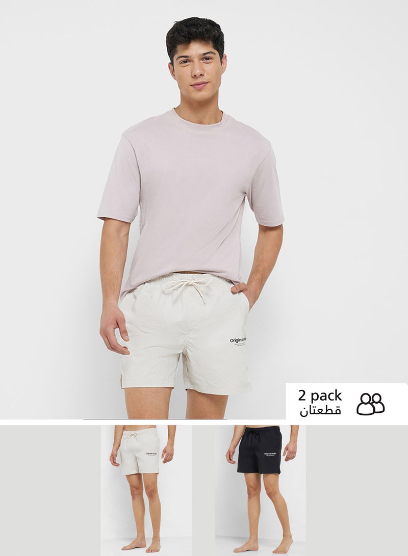 JACK & JONES 2 Pack swim Shorts Vesterbro Shorts - Image 1