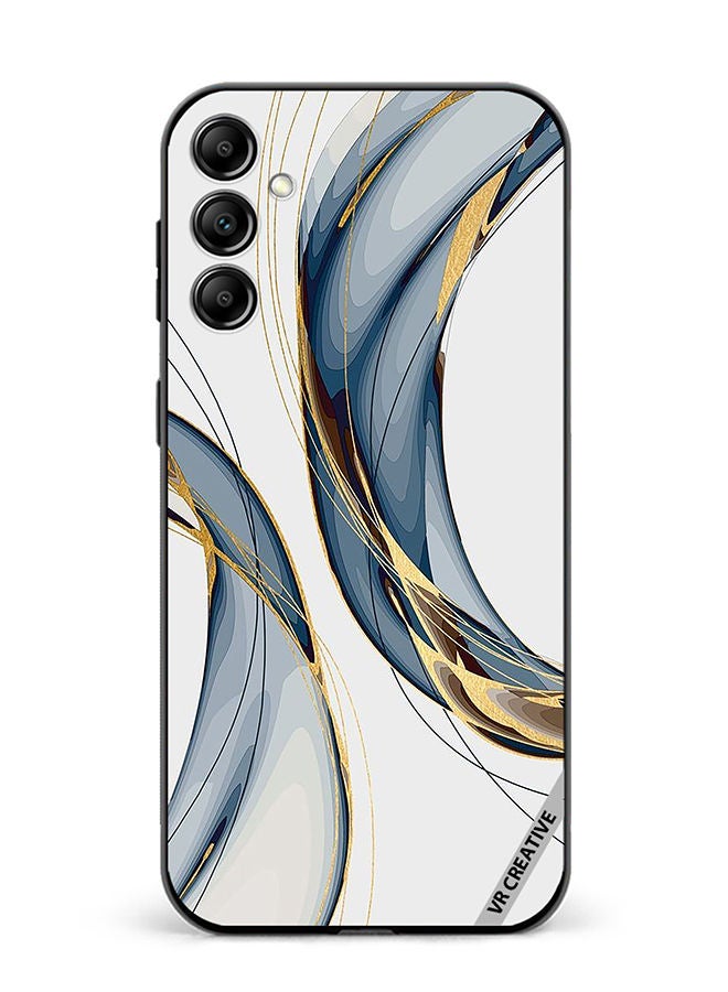 VR CREATIVE Protective Case Cover For Samsung Galaxy A14 5G/A14 Digital Art Layers Design Multicolour - Image 1