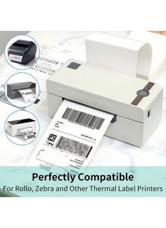 Generic 4X6 Inch Direct Thermal Shipping Label, Thermal Postage Stickers Perforated Strong Adhesive Commercial Grade Labels, 500 Labels per Roll 100mm*150mm  - Image 3