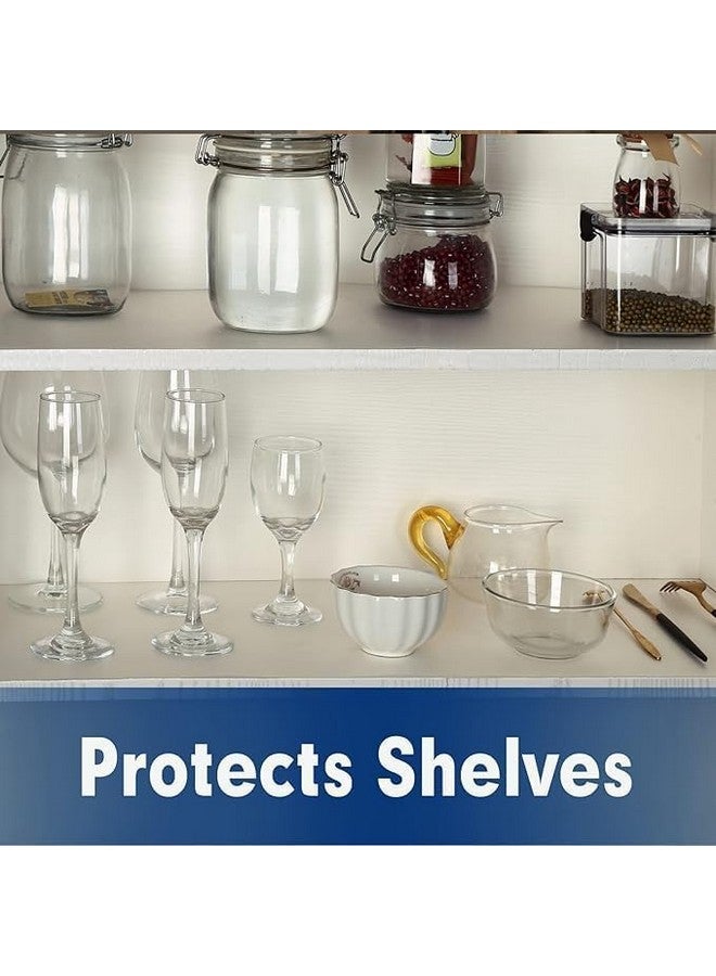 ElastPro Ethylene Vinyl Acetate 45 cm X 5 m Transparent Food Grade EVA Anti Slip Washable MatSheet for Fridge, Kitchen, Drawer, Shelf Liner, Table (Line Texture, Natural White) - Image 5