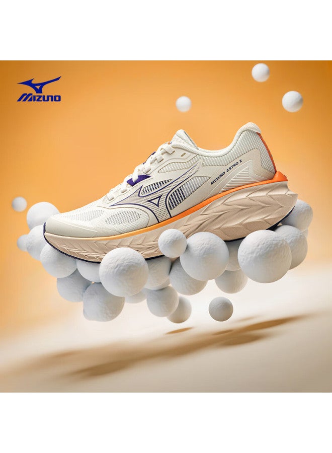 Mizuno أحذية الجري الرياضية ميزونو يوني ببطانة سميكة وامتصاص للصدمات أحذية جوجينغ احترافية أسترو إكس - Image 1