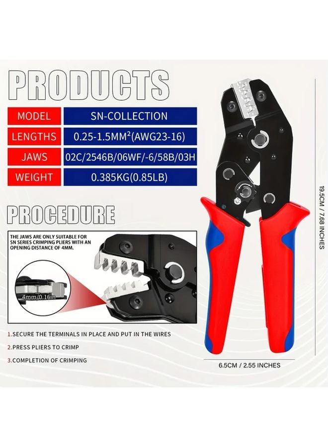 6 في 1 مجموعة أدوات العقص اليدوية مع قوالب قابلة للتبديل ومشابك دوبونط مفتوحة - Image 3