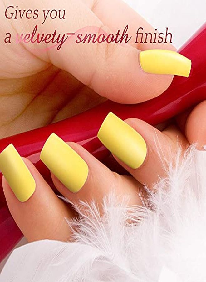 Pretty Diva Matte Top Coat Matte Gel Top Coat Soak Off Uv Led Nail Polish Gel Top Coat Matte Finish Gel Polish Long Lasting No Wipe Gel Top Coat Nail Polish 05 Oz  - Image 5
