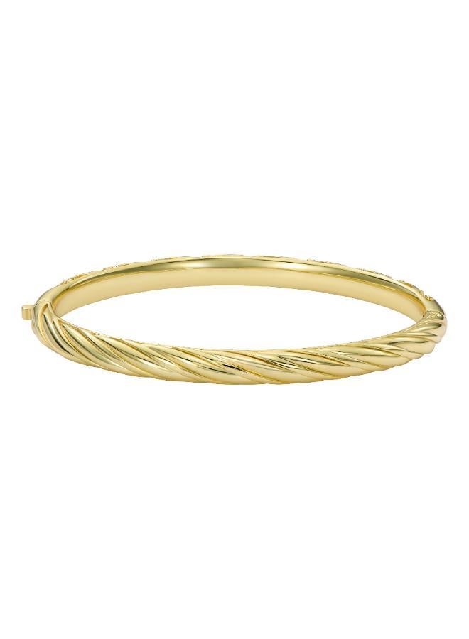 Ted Baker Torvi Crystal Twist Hinged Bangle Bracelet - Image 4