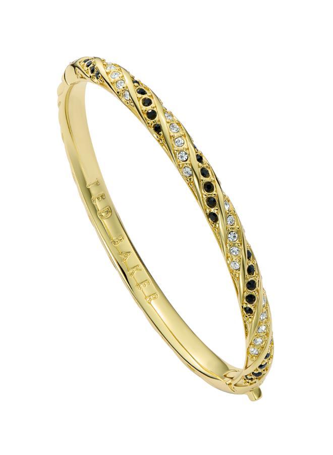 Ted Baker Torvi Crystal Twist Hinged Bangle Bracelet - Image 3