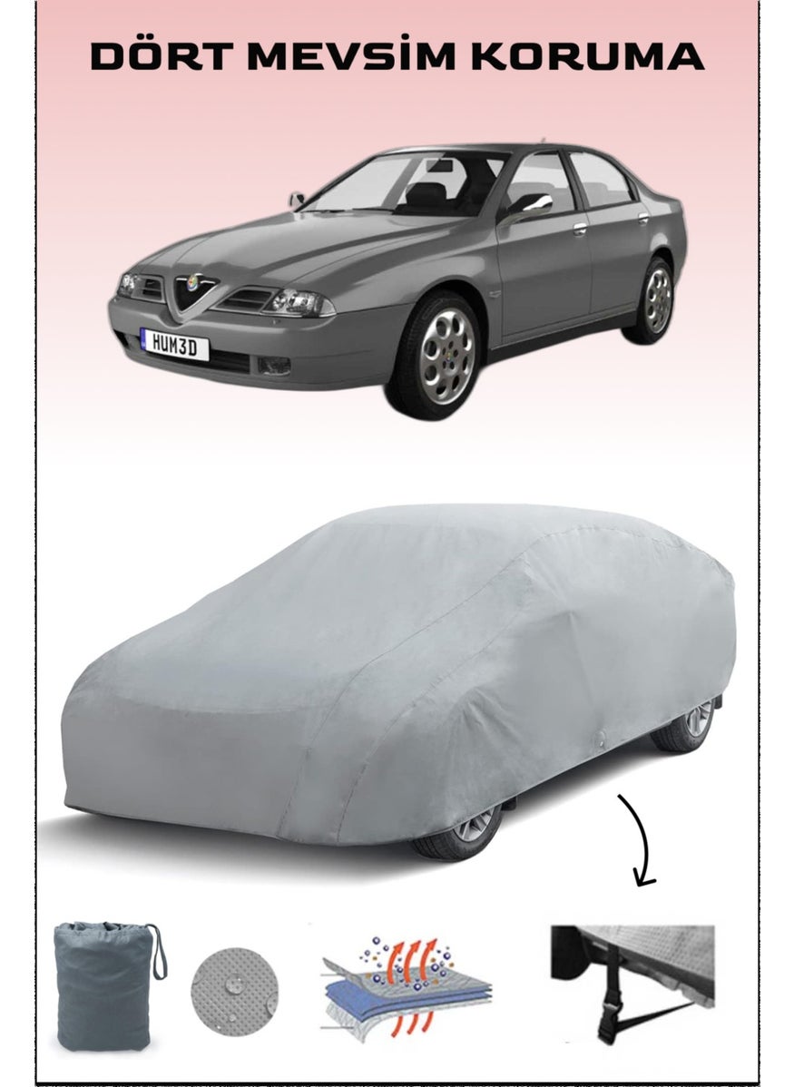 Breen Alfa Romeo 33 Compatible Auto Cover, Car Cover, Waterproof and Sunproof Car Tent  - Image 1
