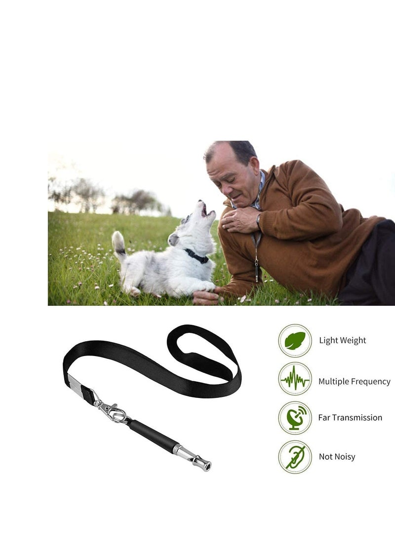 KASTWAVE Dog Whistle, Ultrasonic Dog Training Whistles with Adjustable Frequencies, Bark Control Devices for Dogs Control Devices 16.5 Ft Range Dog Whistles That Makes Dogs Stop Barking(2 Pack) - Image 2