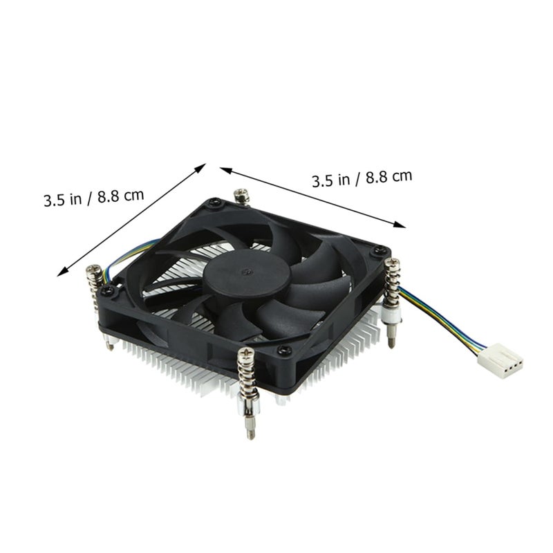 Thin Aluminum Copper CPU Cooler Fan Easy Installation Prevents Overheating Computer Cooling System - Image 4