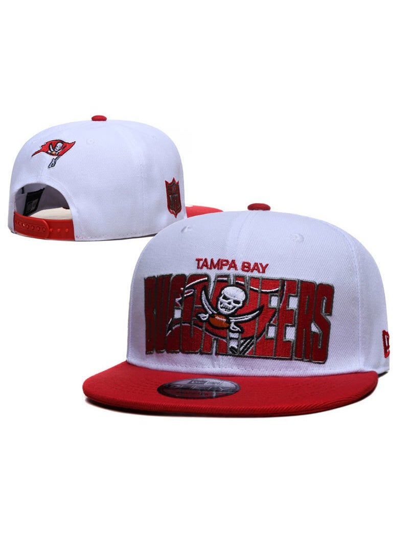 NEW ERA Tampa Bay Buccaneers New Era White and Red Snapback Hat