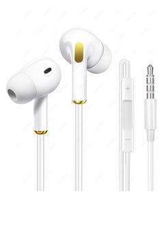 Generic In-ear wired sports headphones business music headphones (white and gold)  - Image 1