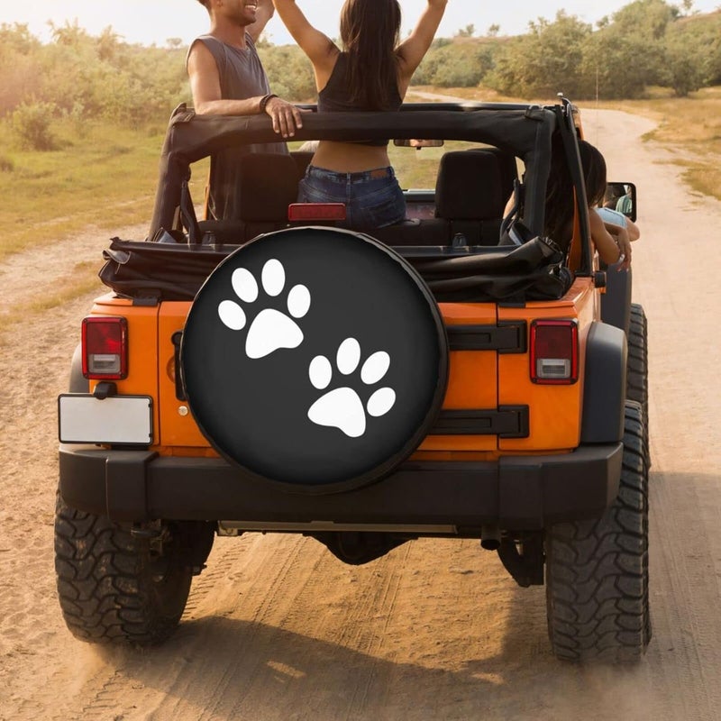 Foruidea Paw Print Spare Tire Cover - Image 4