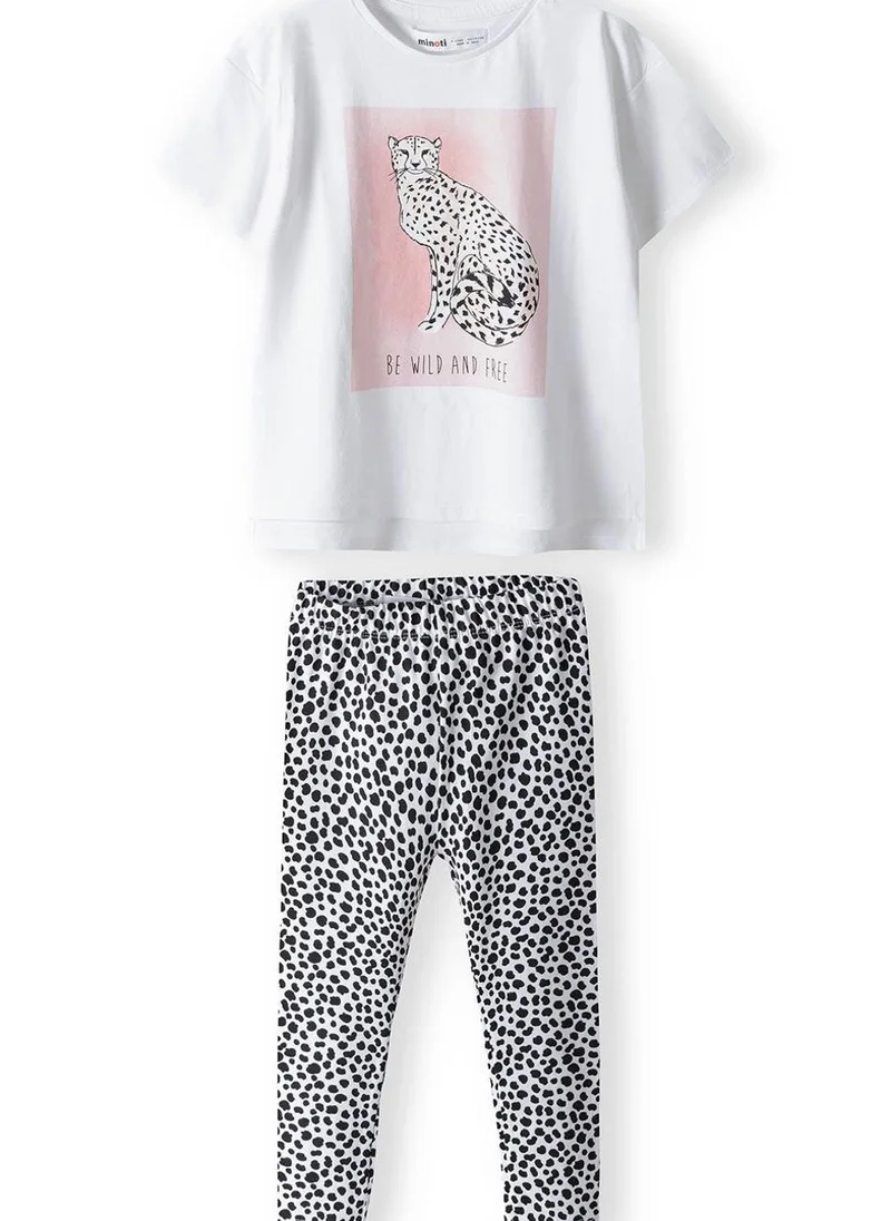 MINOTI Teen Girls T-Shirt And Legging Set