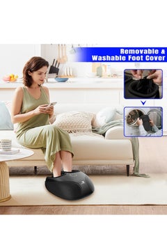 Sky Land Shiatsu Foot Massager with Heat & Air Compression – Deep Kneading Pain Relief, Improved Circulation, and Relaxation for Home & Office – Fits Up to EU Size 45 (EM-2195)  - Image 2