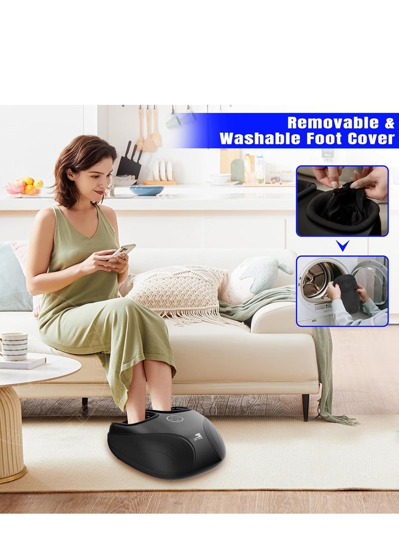 Sky Land Shiatsu Foot Massager with Heat & Air Compression – Deep Kneading Pain Relief, Improved Circulation, and Relaxation for Home & Office – Fits Up to EU Size 45 (EM-2195)  - Image 2