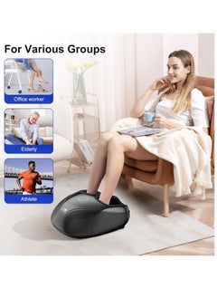 Sky Land Shiatsu Foot Massager with Heat & Air Compression – Deep Kneading Pain Relief, Improved Circulation, and Relaxation for Home & Office – Fits Up to EU Size 45 (EM-2195)  - Image 5