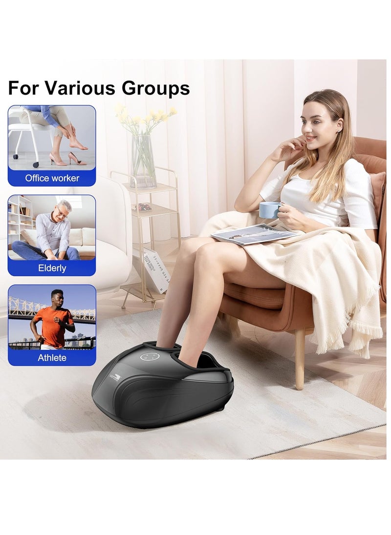 Sky Land Shiatsu Foot Massager with Heat & Air Compression – Deep Kneading Pain Relief, Improved Circulation, and Relaxation for Home & Office – Fits Up to EU Size 45 (EM-2195)  - Image 5
