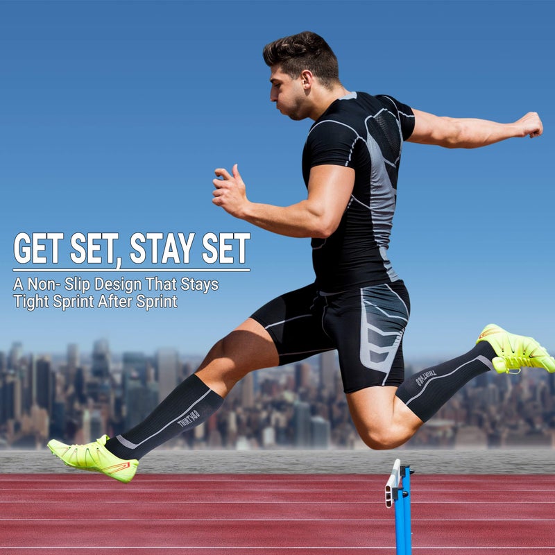 Thirty48 Elite Compression Socks Women & Men Graduated 20-30mmHg for Running, Athletic, Flight Sock - Performance & Recovery - Image 3