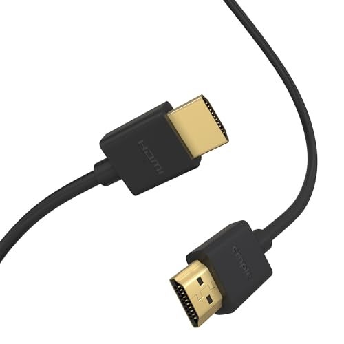 Cmple - High Speed HDMI Cable 15 ft, 4k@60Hz Ultra Thin HDMI 2.0 Cable, ARC, 3D, HDMI Cord - Flexible - Image 3