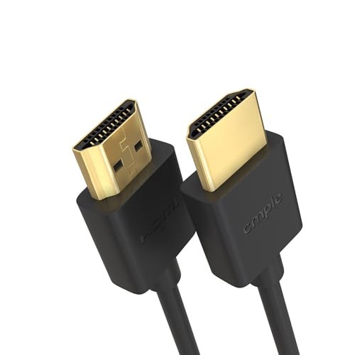Cmple - High Speed HDMI Cable 15 ft, 4k@60Hz Ultra Thin HDMI 2.0 Cable, ARC, 3D, HDMI Cord - Flexible - Image 2