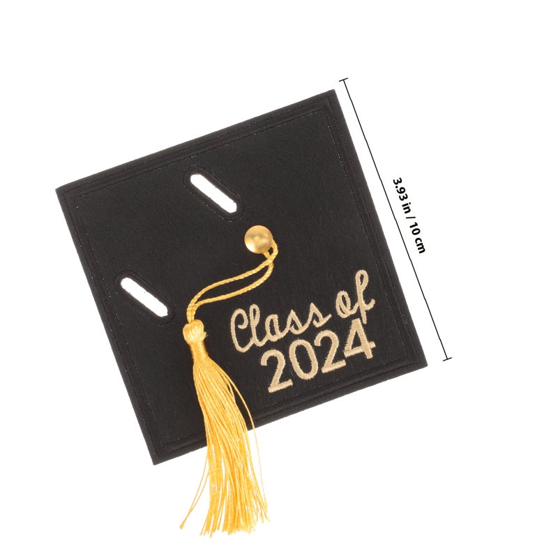 Party Decoration Graduation Money Clip with Embroidery and Tassel Design for Trendy Style - Image 2