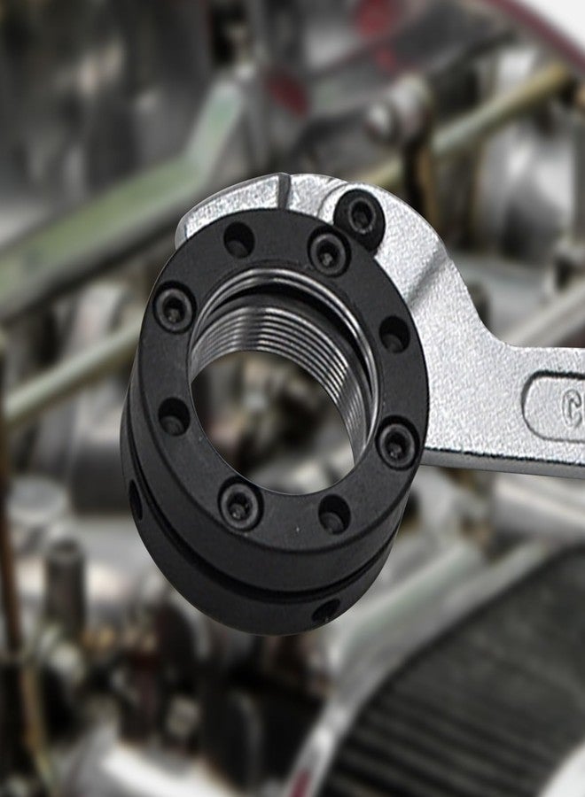 مفتاح ربط خطافي قابل للتعديل من LEONTOOL، أداة مفتاح ربط دبوس قابل للتعديل للمعدات الميكانيكية والمركبات، لشد صواميل القفل والمحامل، رأس دائري، 3/4-2 بوصة (19-51 مم)، فولاذ كروم-فاناديوم - Image 2